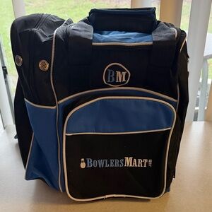 Black & Blue Bowling Bag by